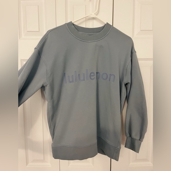 lululemon athletica Tops - Lululemon Perfectly Oversized Crew Graphic
